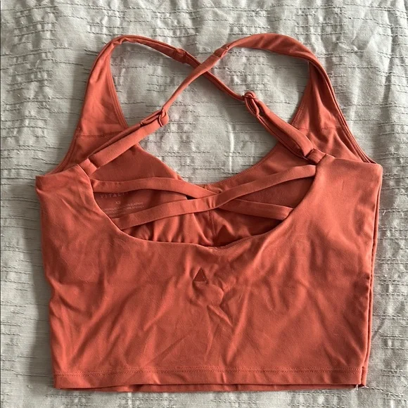 Vitality Women's Orange Tank Top - Picture 2 of 2